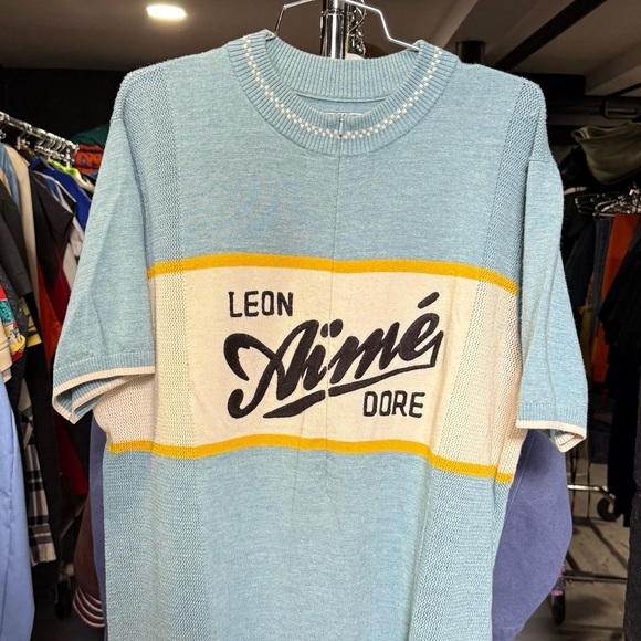 Aime Leon Dore Other - Aime Leon Dore Shirt Blue Mens Size XL 100% Wool